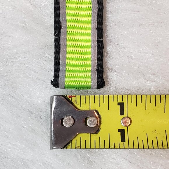 KONG XS/S Green & Black Reflective Dog Collar + 4 Ft Comfort Grip Rope Leash - Picture 9 of 16